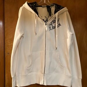 Harley-Davidson Off-White Zip-Up Hoodie